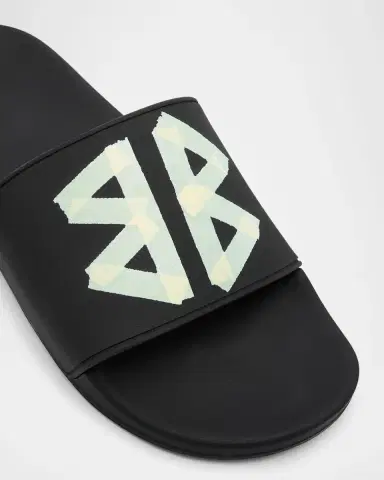Balenciaga Men's BB Logo Pool Slide Sandals | Thumbnail 7 Balenciaga Men's BB Logo Pool Slide Sandals | Thumbnail 7