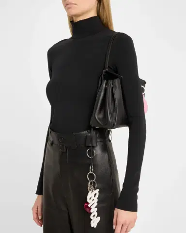 Balenciaga Rodeo Small Calfskin Leather Bag with Charms | Thumbnail 2 Balenciaga Rodeo Small Calfskin Leather Bag with Charms | Thumbnail 2