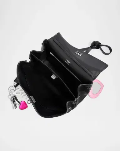 Balenciaga Rodeo Small Calfskin Leather Bag with Charms | Thumbnail 4 Balenciaga Rodeo Small Calfskin Leather Bag with Charms | Thumbnail 4
