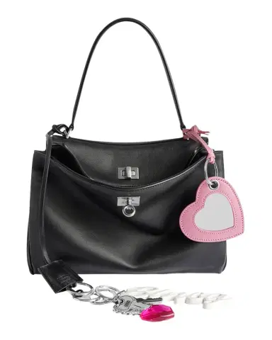 Balenciaga Rodeo Small Calfskin Leather Bag with Charms | Thumbnail 1 Balenciaga Rodeo Small Calfskin Leather Bag with Charms | Thumbnail 1