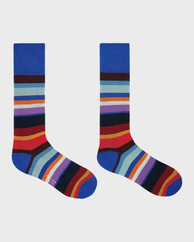Paul Smith Men's Variety Stripe 3-Pack Crew Socks | Thumbnail 2 Paul Smith Men's Variety Stripe 3-Pack Crew Socks | Thumbnail 2
