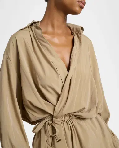 Isabel Marant Keren Oversized Wrap Shirt | Thumbnail 5 Isabel Marant Keren Oversized Wrap Shirt | Thumbnail 5