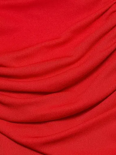 Cinq à Sept Women's Jalyn Draped Jersey Midi-Dress - Bisou | Thumbnail 7 Cinq à Sept Women's Jalyn Draped Jersey Midi-Dress - Bisou | Thumbnail 7