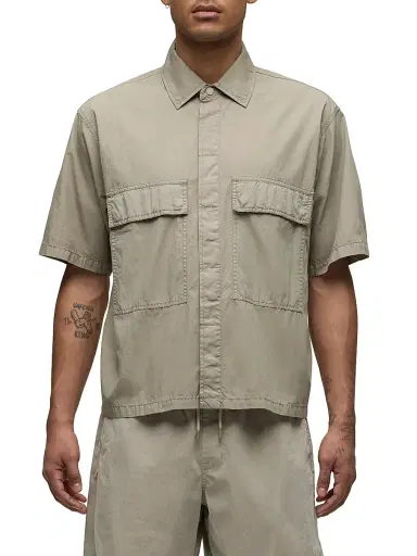 Hudson Jeans Men's Utility Short-Sleeve Shirt | Thumbnail 4 Hudson Jeans Men's Utility Short-Sleeve Shirt | Thumbnail 4