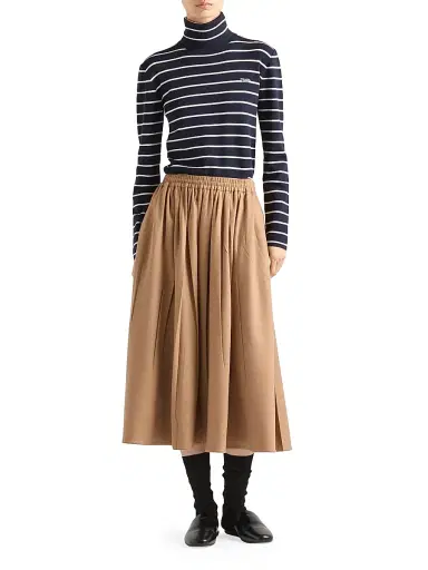Prada Women's Camel-Hair Circle Midi-Skirt - Brown - Size 6 | Thumbnail 5 Prada Women's Camel-Hair Circle Midi-Skirt - Brown - Size 6 | Thumbnail 5