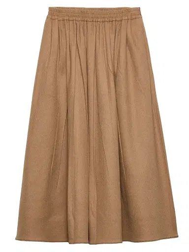 Prada Women's Camel-Hair Circle Midi-Skirt - Brown - Size 6 | Thumbnail 1 Prada Women's Camel-Hair Circle Midi-Skirt - Brown - Size 6 | Thumbnail 1