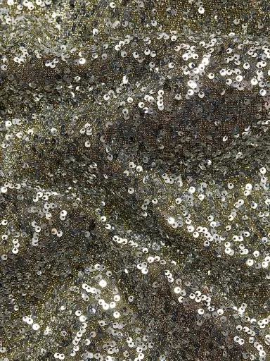 Badgley Mischka Women's Sequined High-Rise Wide-Leg Evening Pants - Gunmetal | Thumbnail 7 Badgley Mischka Women's Sequined High-Rise Wide-Leg Evening Pants - Gunmetal | Thumbnail 7
