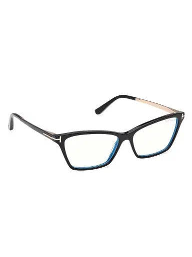 TOM FORD Women's 56MM Blue Block Rectangular Eyeglasses - Black Rose Gold | Thumbnail 8 TOM FORD Women's 56MM Blue Block Rectangular Eyeglasses - Black Rose Gold | Thumbnail 8