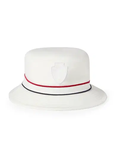 Brunello Cucinelli Women's Techno Cotton Pique Bucket Hat with Logo - White | Thumbnail 2 Brunello Cucinelli Women's Techno Cotton Pique Bucket Hat with Logo - White | Thumbnail 2