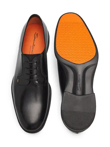 Santoni Men's Easy Revolve Leather Oxfords | Thumbnail 6 Santoni Men's Easy Revolve Leather Oxfords | Thumbnail 6