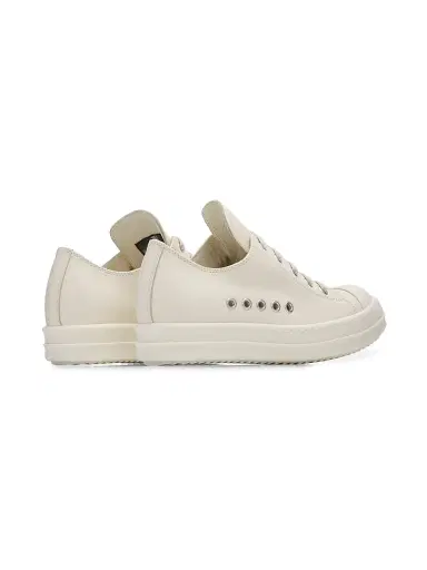 Rick Owens Women's Extreme Leather Low-Top Sneakers - Milk | Thumbnail 3 Rick Owens Women's Extreme Leather Low-Top Sneakers - Milk | Thumbnail 3
