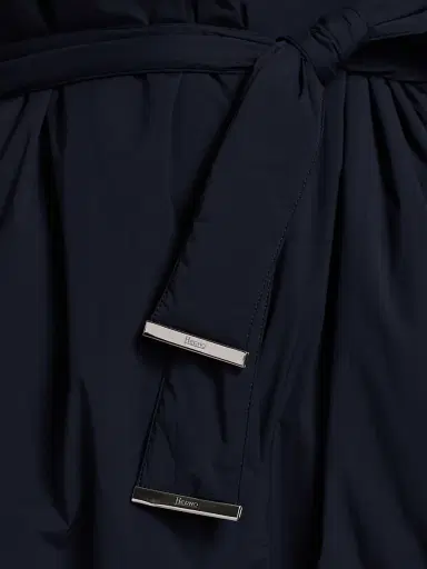HERNO Women's Belted Hooded Jacket - Navy - Size 0 | Thumbnail 7 HERNO Women's Belted Hooded Jacket - Navy - Size 0 | Thumbnail 7