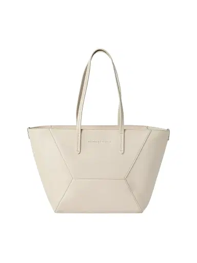 Brunello Cucinelli Women's Calfskin Tote Bag with Monili | Thumbnail 1 Brunello Cucinelli Women's Calfskin Tote Bag with Monili | Thumbnail 1