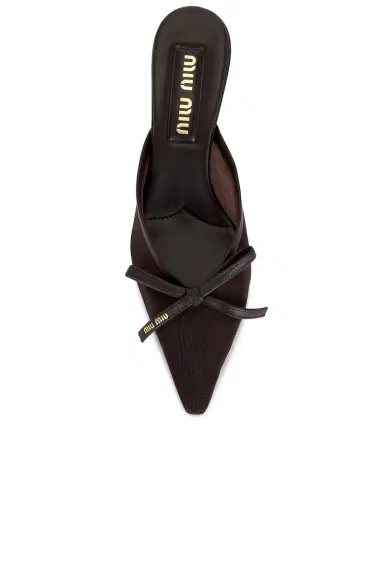 Miu Miu Mesh Mule Pump | Thumbnail 4 Miu Miu Mesh Mule Pump | Thumbnail 4
