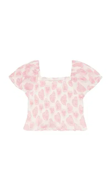 LoveShackFancy Kids Fabielle Top | Thumbnail 2 LoveShackFancy Kids Fabielle Top | Thumbnail 2