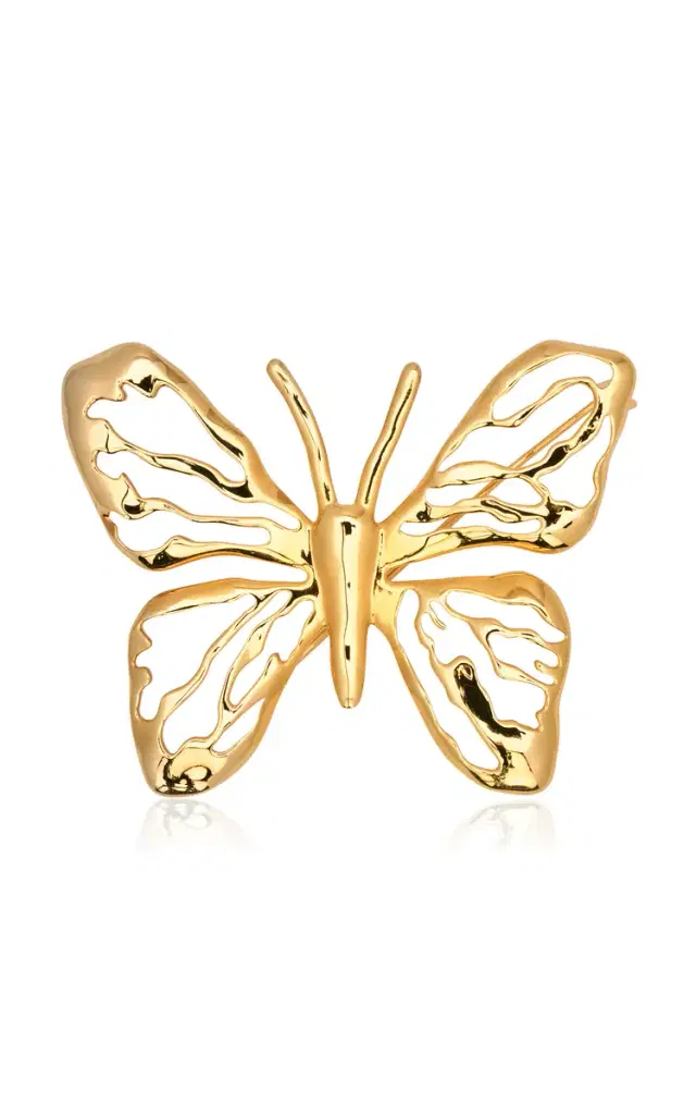 Gold-Tone Lace Butterfly Brooch Gold-Tone Lace Butterfly Brooch