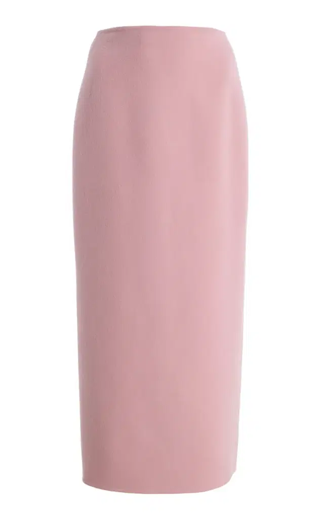 Mid-Rise Double-Face Virgin-Wool Midi Pencil Skirt Mid-Rise Double-Face Virgin-Wool Midi Pencil Skirt
