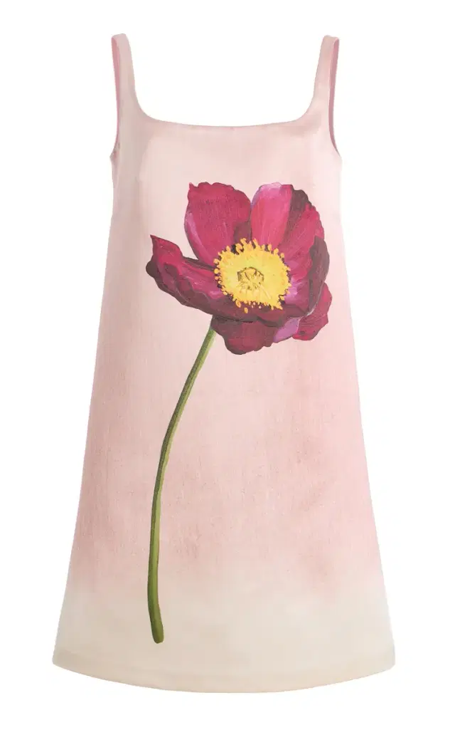 Peony Satin Mini Dress Peony Satin Mini Dress