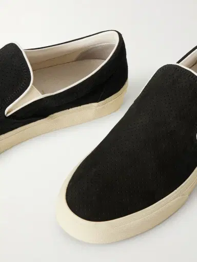 Tom Ford Perforated Suede Slip-On Sneakers - Men | Thumbnail 5 Tom Ford Perforated Suede Slip-On Sneakers - Men | Thumbnail 5
