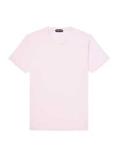 Tom Ford Slim-Fit Logo-Embroidered Cotton and Silk-Blend Jersey T-Shirt - Men | Thumbnail 1 Tom Ford Slim-Fit Logo-Embroidered Cotton and Silk-Blend Jersey T-Shirt - Men | Thumbnail 1