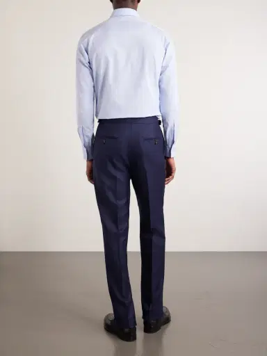 dunhill Tapered Wool Trousers - Men | Thumbnail 4 dunhill Tapered Wool Trousers - Men | Thumbnail 4
