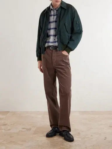 A.PRESSE Cotton and Silk-Blend Canvas Bomber Jacket - Men | Thumbnail 2 A.PRESSE Cotton and Silk-Blend Canvas Bomber Jacket - Men | Thumbnail 2
