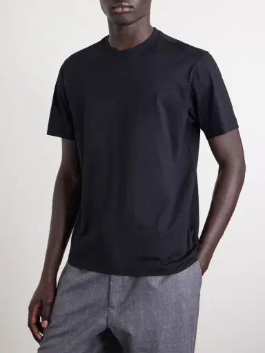 Slowear Cotton and Silk-Blend Jersey T-Shirt - Men | Thumbnail 3 Slowear Cotton and Silk-Blend Jersey T-Shirt - Men | Thumbnail 3