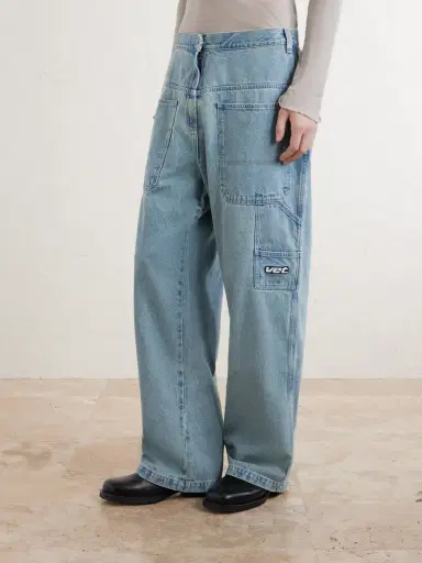 Vetements Back-To-Front Wide-Leg Jeans - Men | Thumbnail 3 Vetements Back-To-Front Wide-Leg Jeans - Men | Thumbnail 3