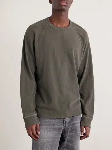 James Perse Garment-Dyed Cotton-Jersey T-Shirt - Men | Thumbnail 3 James Perse Garment-Dyed Cotton-Jersey T-Shirt - Men | Thumbnail 3