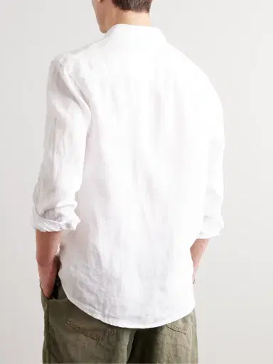James Perse Garment-Dyed Linen Shirt - Men | Thumbnail 3 James Perse Garment-Dyed Linen Shirt - Men | Thumbnail 3