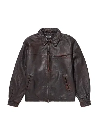 FrizmWORKS Distressed Leather Jacket - Men | Thumbnail 1 FrizmWORKS Distressed Leather Jacket - Men | Thumbnail 1