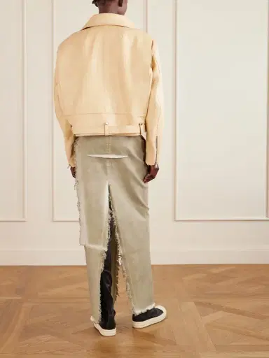 Rick Owens Leather Biker Jacket | Thumbnail 4 Rick Owens Leather Biker Jacket | Thumbnail 4
