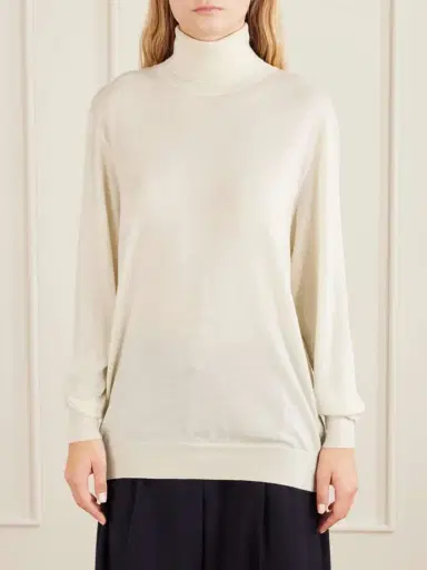 The Row Nabari Cashmere Turtleneck Sweater | Thumbnail 3 The Row Nabari Cashmere Turtleneck Sweater | Thumbnail 3