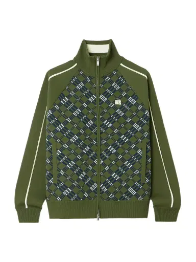 Wales Bonner Power Embroidered Stripes Jacquard-knit Track Jacket | Thumbnail 1 Wales Bonner Power Embroidered Stripes Jacquard-knit Track Jacket | Thumbnail 1
