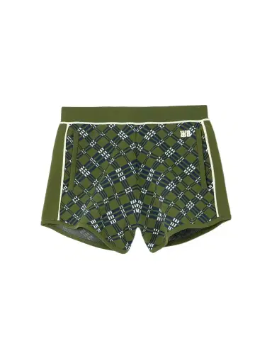 Wales Bonner Power Embroidered Jacquard-knit Shorts | Thumbnail 1 Wales Bonner Power Embroidered Jacquard-knit Shorts | Thumbnail 1