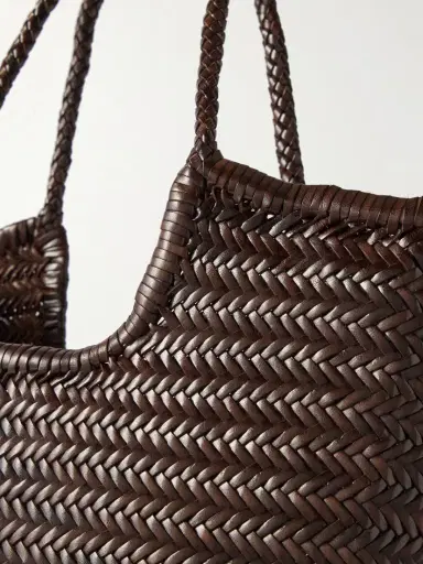 Dragon Diffusion Ns Diagonal Triple Jump Woven Leather Tote | Thumbnail 4 Dragon Diffusion Ns Diagonal Triple Jump Woven Leather Tote | Thumbnail 4
