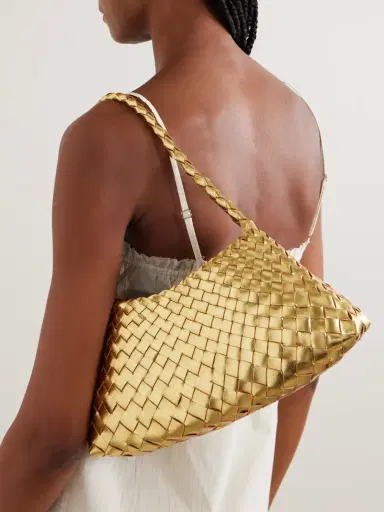 Dragon Diffusion Rosanna Mini Woven Metallic Leather Tote | Thumbnail 2 Dragon Diffusion Rosanna Mini Woven Metallic Leather Tote | Thumbnail 2