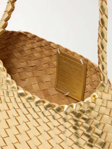 Dragon Diffusion Rosanna Mini Woven Metallic Leather Tote | Thumbnail 5 Dragon Diffusion Rosanna Mini Woven Metallic Leather Tote | Thumbnail 5