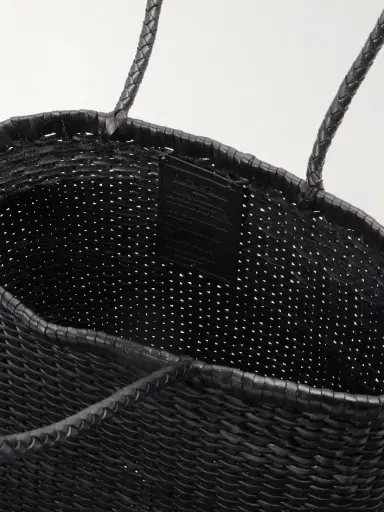 Dragon Diffusion B Weave Small Woven Leather Tote | Thumbnail 6 Dragon Diffusion B Weave Small Woven Leather Tote | Thumbnail 6
