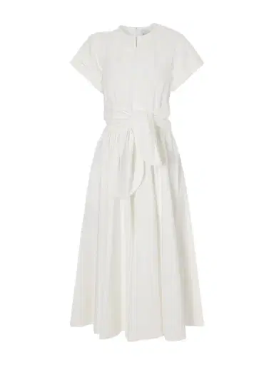 Patou Knotted Cotton-poplin Midi Dress | Thumbnail 1 Patou Knotted Cotton-poplin Midi Dress | Thumbnail 1