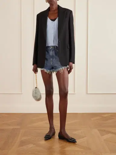 Dolce & Gabbana Frayed Denim Shorts | Thumbnail 2 Dolce & Gabbana Frayed Denim Shorts | Thumbnail 2