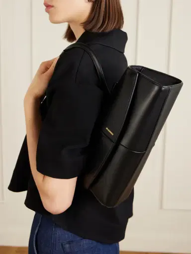 Jil Sander Linea Leather Shoulder Bag | Thumbnail 2 Jil Sander Linea Leather Shoulder Bag | Thumbnail 2