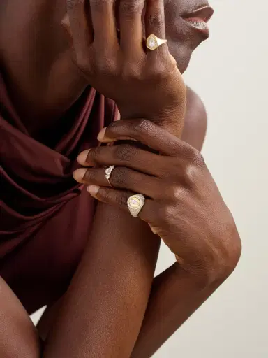 Kamyen Kite 18-karat Gold Diamond Pinky Ring | Thumbnail 5 Kamyen Kite 18-karat Gold Diamond Pinky Ring | Thumbnail 5