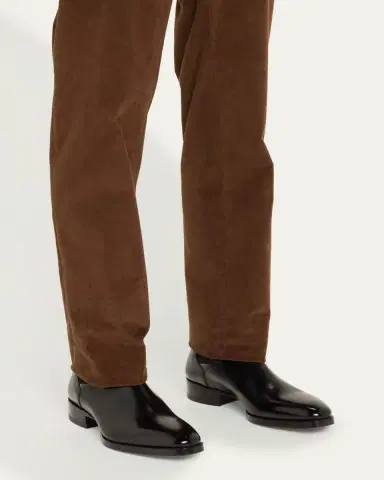 Santoni Men's Eugene Leather Chelsea Boots | Thumbnail 2 Santoni Men's Eugene Leather Chelsea Boots | Thumbnail 2