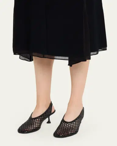 Proenza Schouler Tee Perforated Leather Slingback Pumps | Thumbnail 6 Proenza Schouler Tee Perforated Leather Slingback Pumps | Thumbnail 6