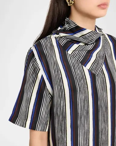 Proenza Schouler Amira Stripe Silk Top | Thumbnail 13 Proenza Schouler Amira Stripe Silk Top | Thumbnail 13
