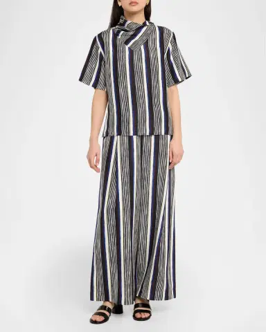 Proenza Schouler Amira Stripe Silk Top | Thumbnail 10 Proenza Schouler Amira Stripe Silk Top | Thumbnail 10