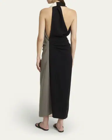 Proenza Schouler Elsa Draped Matte Crepe Dress | Thumbnail 3 Proenza Schouler Elsa Draped Matte Crepe Dress | Thumbnail 3