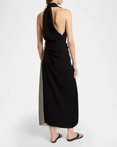 Proenza Schouler Elsa Draped Matte Crepe Dress | Thumbnail 7 Proenza Schouler Elsa Draped Matte Crepe Dress | Thumbnail 7