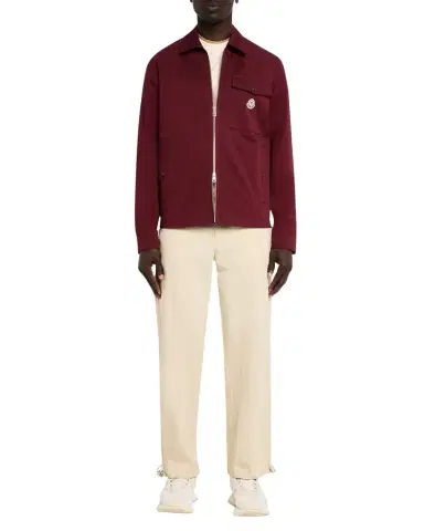 Moncler en's Cotton-Blend Gabardine Shirt Jacket | Thumbnail 1 Moncler en's Cotton-Blend Gabardine Shirt Jacket | Thumbnail 1